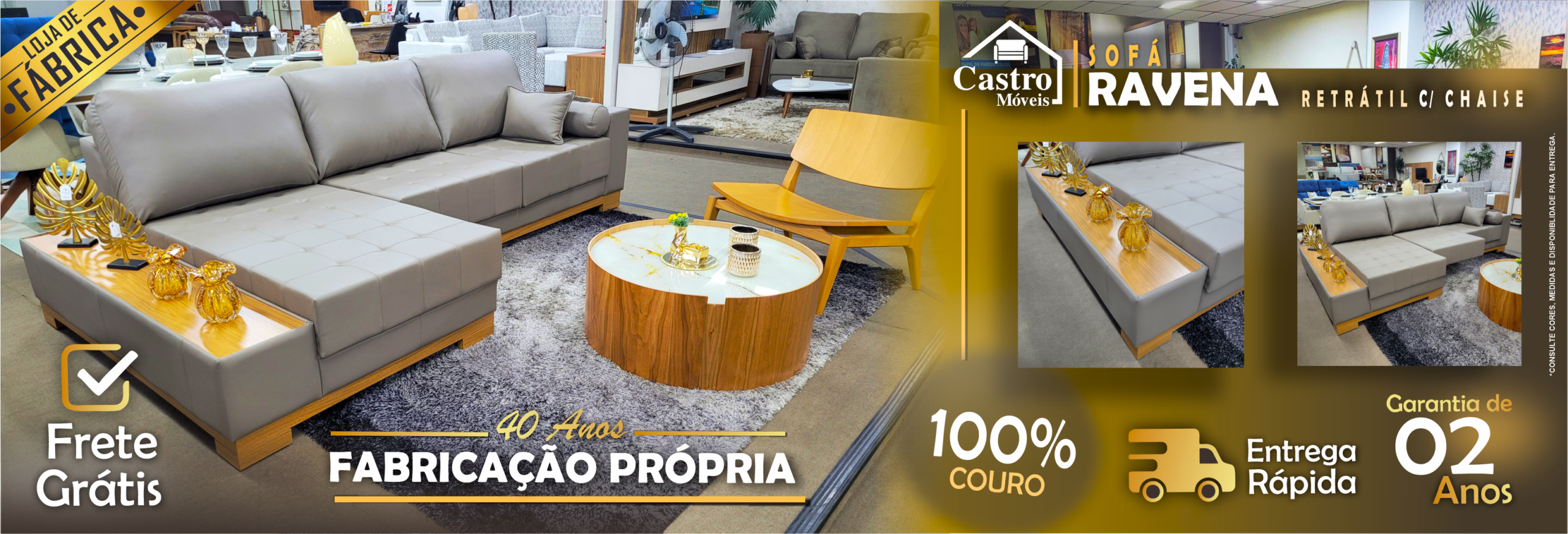 Banner Site 2026 - Castro Móveis